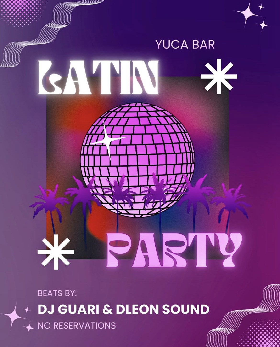 Weekly LATIN Party with live DJ, FR-SAT